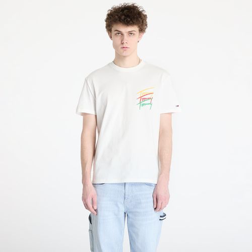 T-shirt Tommy Jeans Regular Twisted Sign Tee M - Tommy Hilfiger - Modalova