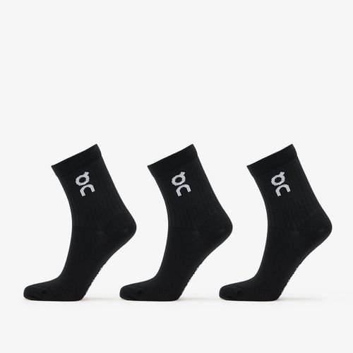 On Logo Sock High 3-Pack Black L - On - Modalova