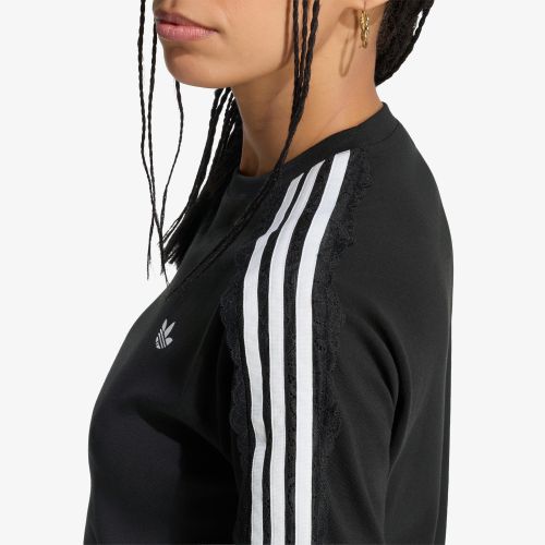 T-shirt adidas Lace 3 Stripes Tee M - adidas Originals - Modalova