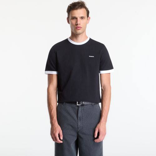 T-shirt Men's Contrast Ribbing Tee M - Queens - Modalova