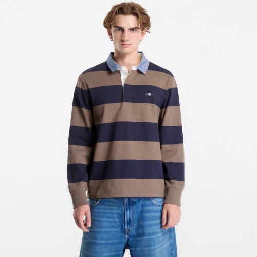 T-shirt Reg Chambray Stripe Heavy Rugger S - Gant - Modalova