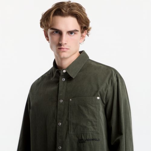 Chemise Boxy Corduroy Shirt L - Karl Lagerfeld Jeans - Modalova