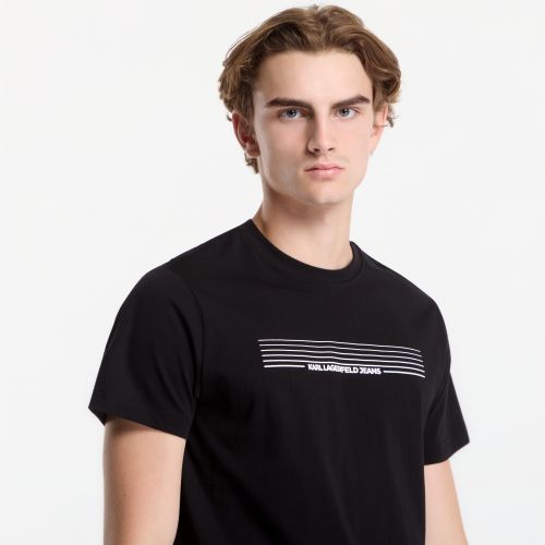 T-shirt Slim Stripes Logo Tee XL - Karl Lagerfeld Jeans - Modalova