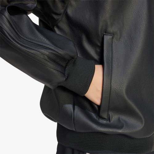 Veste adidas Pleather SST Oversized Track Top / M - adidas Originals - Modalova