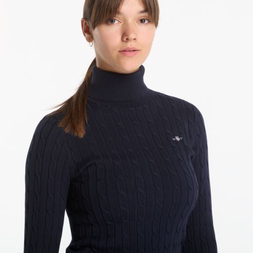 Chandail Stretch Cotton Cable Turtleneck L - Gant - Modalova