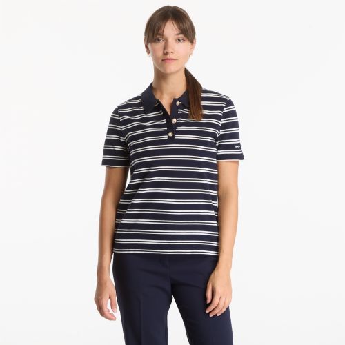 T-shirt Reg Twin Striped Ls Pique Polo M - Gant - Modalova