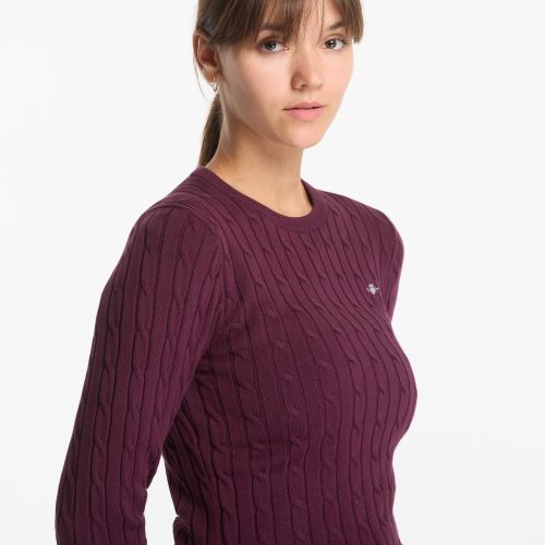 Chandail Stretch Cotton Cable C-Neck XS - Gant - Modalova
