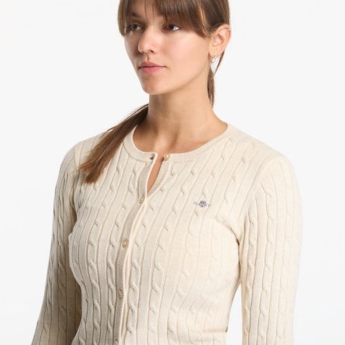 Chandail Stretch Cotton Cable Cardigan XS - Gant - Modalova