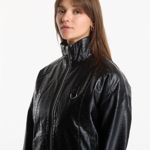 Veste Karlism Pu Bomber L - Karl Lagerfeld Jeans - Modalova