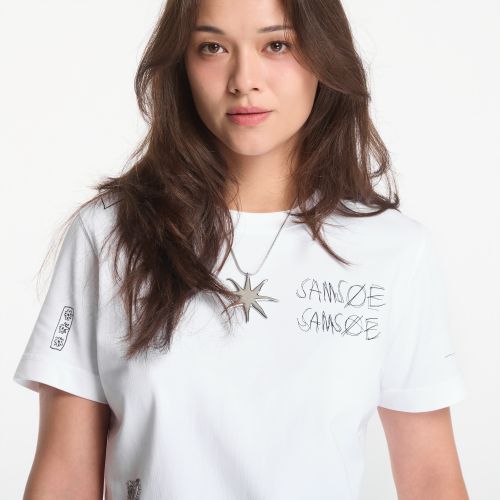 T-shirt Sacamino Ss T-Shirt M - Samsøe Samsøe - Modalova