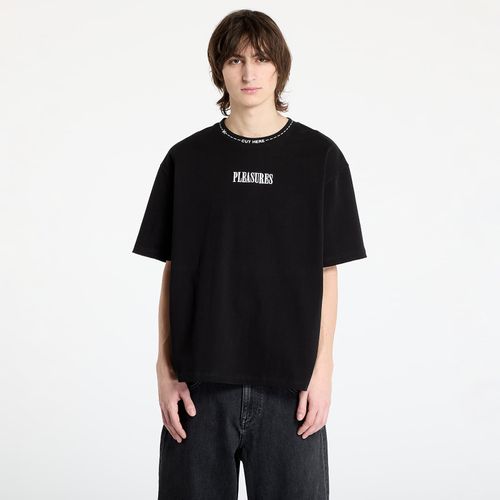 T-shirt Cut Here Heavyweight T-Shirt L - PLEASURES - Modalova