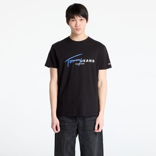 T-shirt Tommy Jeans Regular Signature Dna Tee S - Tommy Hilfiger - Modalova