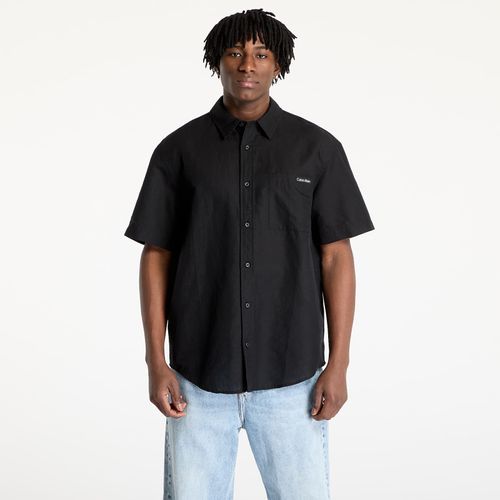 Chemise Jeans Linen Cotton Shortsleeve Shirt L - Calvin Klein - Modalova