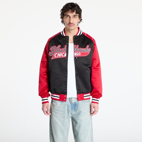 Veste NHL Double Clutch Lw Satin Vintage Logo Blackhawks Jacket / L - Mitchell & Ness - Modalova