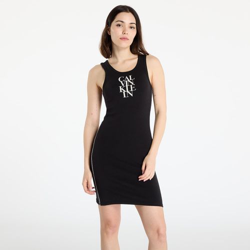 Habillage Jeans Sl Cotton 1X1 Rib Dress S - Calvin Klein - Modalova