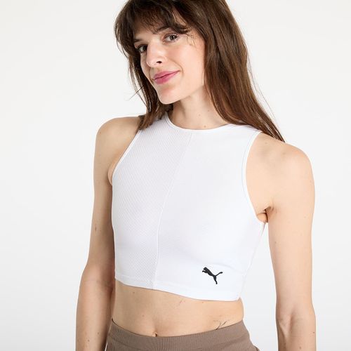 Wardrobe Essentials Ribbed Crop Top XL - Puma - Modalova