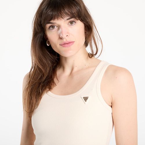 Guess Colette Rib Tank Beige XS - GUESS - Modalova