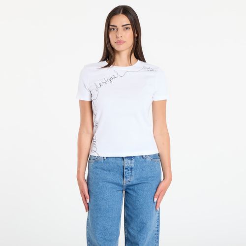 T-shirt T-Shirt With Embroidered Lettering L - Desigual - Modalova