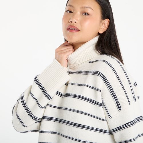 Chandail Sakeiku Stripe Turtleneck M - Samsøe Samsøe - Modalova