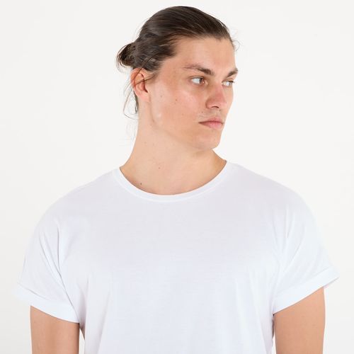 T-shirt Asymetric Long Tee M - Urban Classics - Modalova