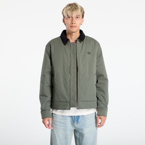 Veste Cotton Caban Jacket Laurel W Grn L - FRED PERRY - Modalova