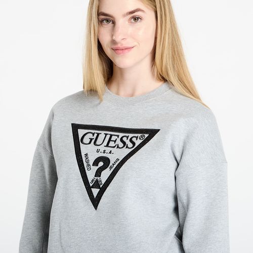Sweatshirt Ls Triangle Glitter Sweatshirt S - GUESS - Modalova