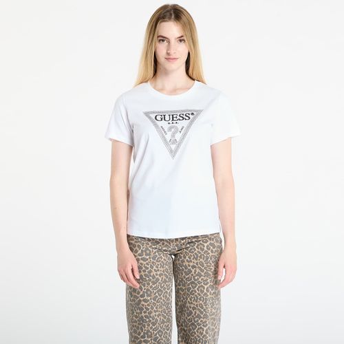 T-shirt Ss Cn Krystal Triangle Tee L - GUESS - Modalova
