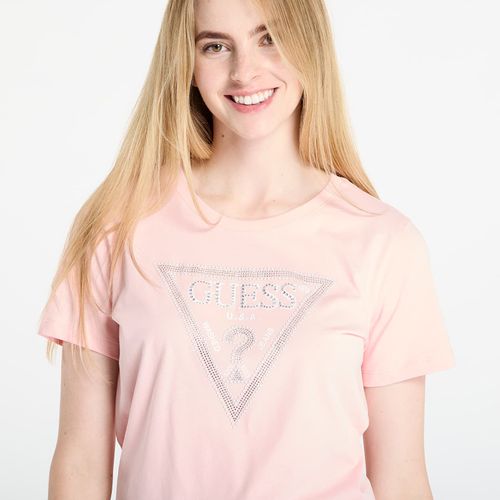 T-shirt Ss Cn Krystal Triangle Tee L - GUESS - Modalova
