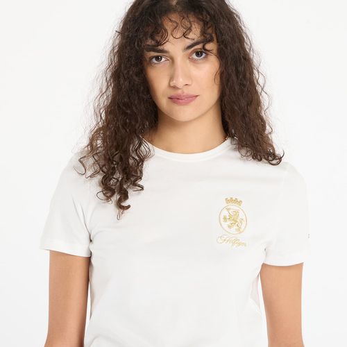 T-shirt Gold Crest Reg Ss Tee S - Tommy Hilfiger - Modalova