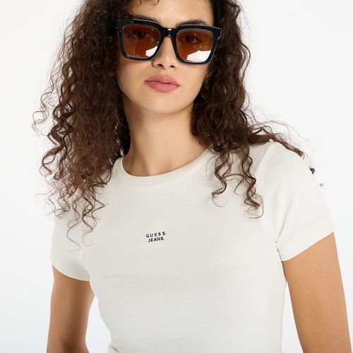T-shirt Ss Cn Embro Slim L - Guess Jeans - Modalova