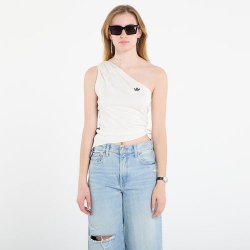 Adidas Rouched One Shoulder Long-Sleeve Top L - adidas Originals - Modalova