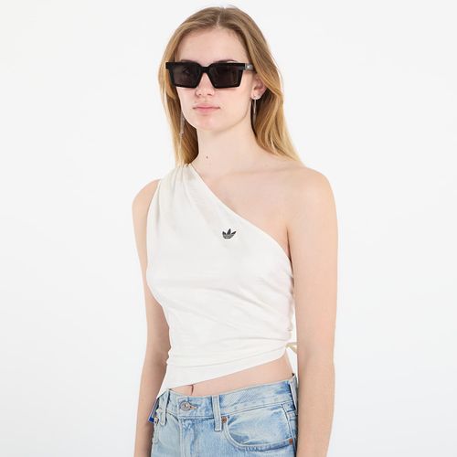 Adidas Rouched One Shoulder Long-Sleeve Top L - adidas Originals - Modalova