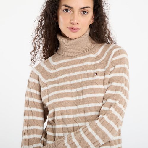 Chandail Soft Wool Cable Roll-Neck Ls Sweater / L - Tommy Hilfiger - Modalova