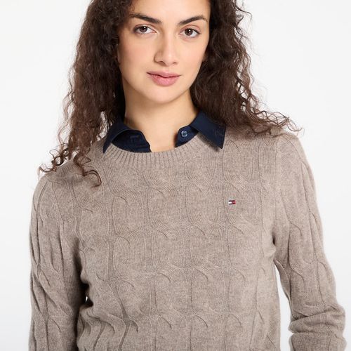 Chandail Soft Wool Cable C-Neckk Ls Sweater XS - Tommy Hilfiger - Modalova