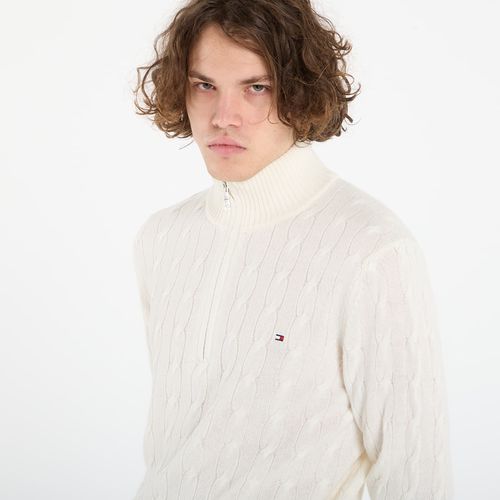 Chandail Lambswool Blend Cable Zip Mock XL - Tommy Hilfiger - Modalova