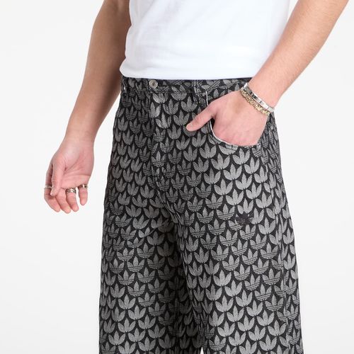 Pantalons adidas Denim Loose Monogram Pants 34 - adidas Originals - Modalova