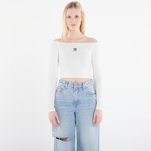 T-shirt adidas Essentials Rib Off Shoulder Long-Sleeve Top T-Shirt XL - adidas Originals - Modalova
