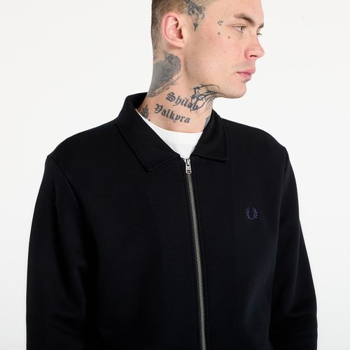 Sweatshirt Zip Through Collared Sweatshirt M - FRED PERRY - Modalova