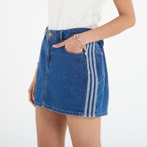 Jupe adidas 3 Stripes Skirt Denim 14 - adidas Originals - Modalova