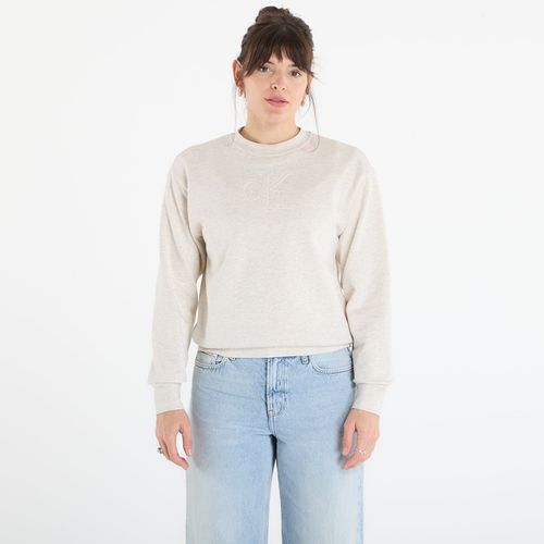 Sweatshirt Jeans Ls Embossed Monologo Terry Crewneck S - Calvin Klein - Modalova