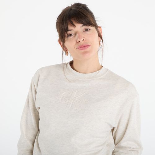 Sweatshirt Jeans Ls Embossed Monologo Terry Crewneck S - Calvin Klein - Modalova