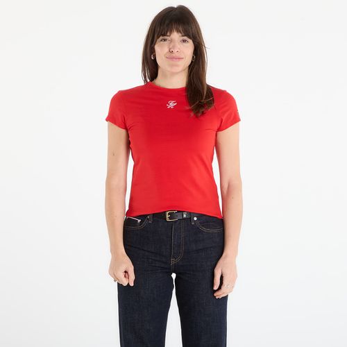 T-shirt Script Slim Ss Tee L - Tommy Hilfiger - Modalova