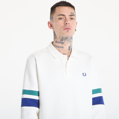 Sweatshirt Tipped Sleeve Collared Sweat XL - FRED PERRY - Modalova