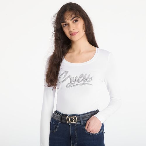 T-shirt Ls Cn Script Tee XS - GUESS - Modalova