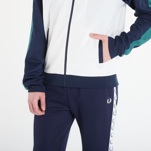 Sweatshirt Contrast Sleeve Track Jacket M - FRED PERRY - Modalova