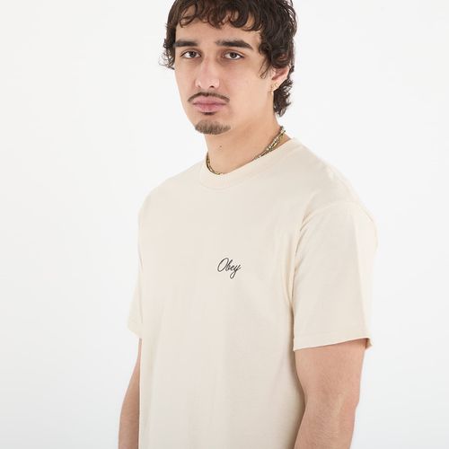 T-shirt OBEY Paper Rose Cream M - OBEY Clothing - Modalova