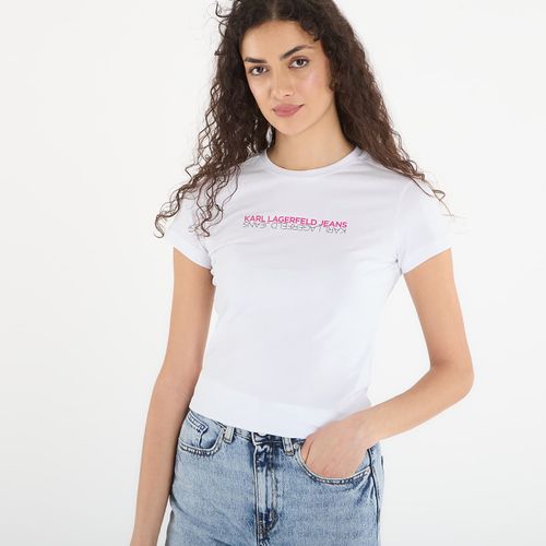 T-shirt Slim Ss Reflection Tee S - Karl Lagerfeld Jeans - Modalova