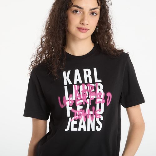 T-shirt Reg Graffiti Logo Tee M - Karl Lagerfeld Jeans - Modalova
