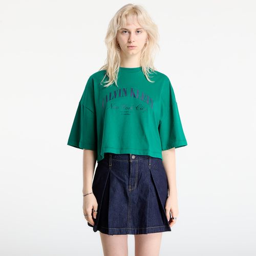 T-shirt Jeans Ss Cropped Boxy Heri Tee S - Calvin Klein - Modalova