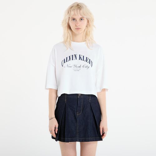 T-shirt Jeans Ss Cropped Boxy Heri Tee S - Calvin Klein - Modalova